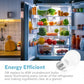 LED Refrigerator Light Bulb 2 Pack, Daylight White 5000K 120V 40W Equivalent Appliance Bulb, A15 5W E26 Base Waterproof Fridge Light Bulbs