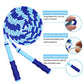 Leeboom Jump Rope, Adjustable Length Tangle-Free Segmented Soft Beaded Skipping Rope for Kids, Men and Women, 9.2 Feet