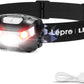 Lepro LED Headlamp Rechargeable - Super Bright Head Lamp with 5 Modes for Camping & Hiking Gear Essentials, IPX4 Waterproof Headlight Flashlight