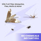 LiBa Electric Bug Zapper (2-Pack) Indoor Insect Killer - (4) Extra Replacement Bulbs - Fly, Mosquito Killer and Repellent - Lightweight