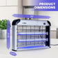 LiBa Electric Bug Zapper (2-Pack) Indoor Insect Killer - (4) Extra Replacement Bulbs - Fly, Mosquito Killer and Repellent - Lightweight