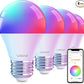 Linkind Smart Light Bulbs, Smart Bulb That Work with Alexa & Google Home, LED Light Bulbs Color Changing, 104 Preset Scene, Music Sync (4Pack)