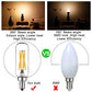 LiteHistory LED Bulb Dimmable 6W Equal Warm White 2700K T6 T25 E12 Candelabra Bulb 60 watt for Chandeliers, Ceiling Fan, Pendant