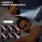 LUXJET Neck Reading Light & Book Light for Reading in Bed - Hands Free, 3 Colors & 6 Brightness Levels, 360° Flexible Arms, 80-Hour Rechargeable