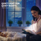 LUXJET Neck Reading Light & Book Light for Reading in Bed - Hands Free, 3 Colors & 6 Brightness Levels, 360° Flexible Arms, 80-Hour Rechargeable