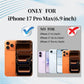Magnetic for iPhone 17 Pro Max Case, with Camera Lens Protector, Compatible with Magnetic, Slim Shockproof Bumper Soft Silicone Metallic Luster Phone