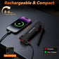 Magnetic Work Light 6Pack, Rechargeable Work Light with 360° Rotation, 5 Mode Mechanic Light, Compact Rechargeable Flashlight with Hook