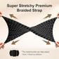 Maledan Braided Stretchy Band Compatible for Fitbit Sense/Versa 3/4 and Sense 2, Soft Elastic Strap Bracelet Wrist Bands for Smart Watch