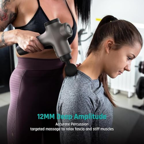 Mebak 3 Massage Gun, Deep Tissue Percussion Muscle Massager for Athletes - Shoulder, Leg, Back and Body