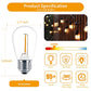 Meconard 24 Pack LED S14 Replacement Light Bulbs, Shatterproof Outdoor 1 Watt to Replace 11Watts String Incandescent Bulb