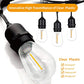Meconard 24 Pack LED S14 Replacement Light Bulbs, Shatterproof Outdoor 1 Watt to Replace 11Watts String Incandescent Bulb