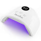 MelodySusie Compact Advanced UV LED Nail Lamp, P-Plus30F Nail Dryer with 3 Timers & Smart Sensor Cures All Gels, Especially Rhinestone Glue