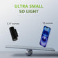 Miady 2-Pack 5000mAh Mini Portable Charger with Built-in Type C Connector, 5V 2.4A USB-C Output Fast Charging Small Power Bank, Compact Battery Pack