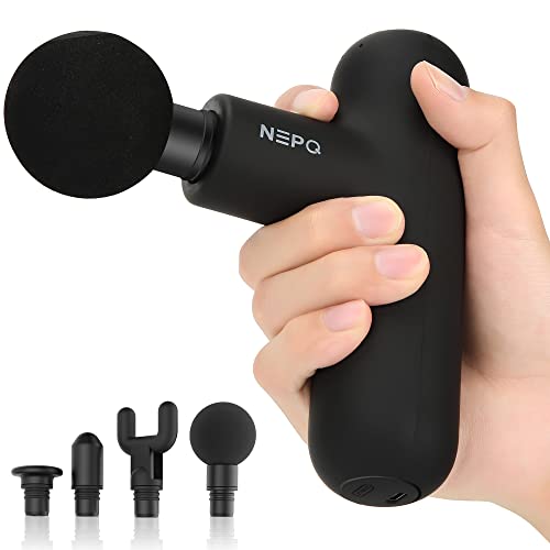 Mini Massage Gun, Portable Deep Tissue Percussion Muscle Massager for Back and Neck