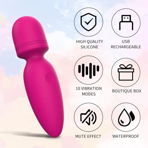 Mini Handheld Massager – USB Rechargeable, 10 Vibration Modes