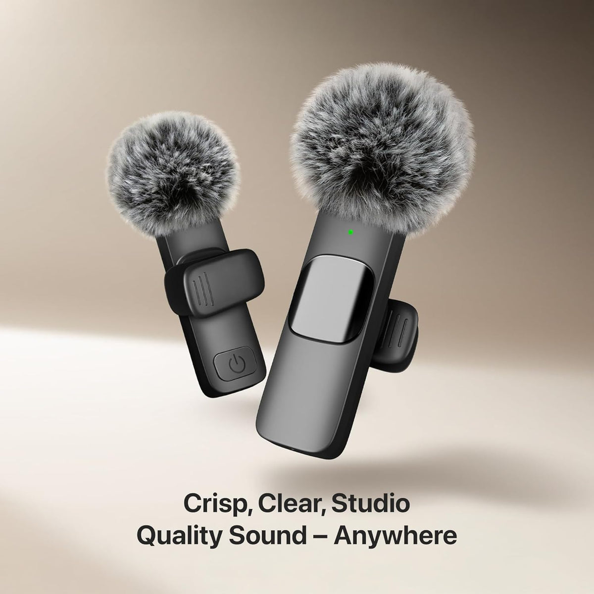 Mini Mic Pro (Latest Model) - Professional Wireless Microphone for iPhone, iPad, Android, Lavalier Microphone for Video Recording