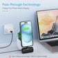 Mini Portable Charger USB C Power Bank, Upgraded 5000mAh PD Fast Charging Battery Pack Built-in USB-C Connector Travel Essential