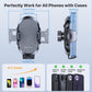Miracase Phone Holders for Your Car with Metal Hook Clip, Air Vent Cell Phone Stand Car Mount, Universal Automobile Cradle