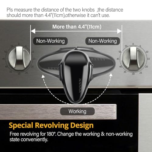 EUDEMON 1 Pack Childproof Oven Door Lock, Oven Front Lock Easy