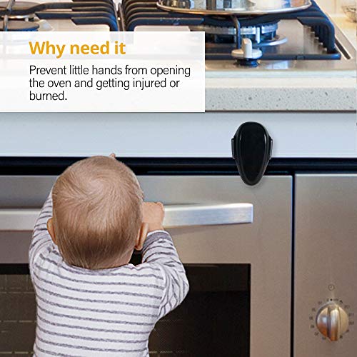 EUDEMON 1 Pack Childproof Oven Door Lock, Oven Front Lock Easy