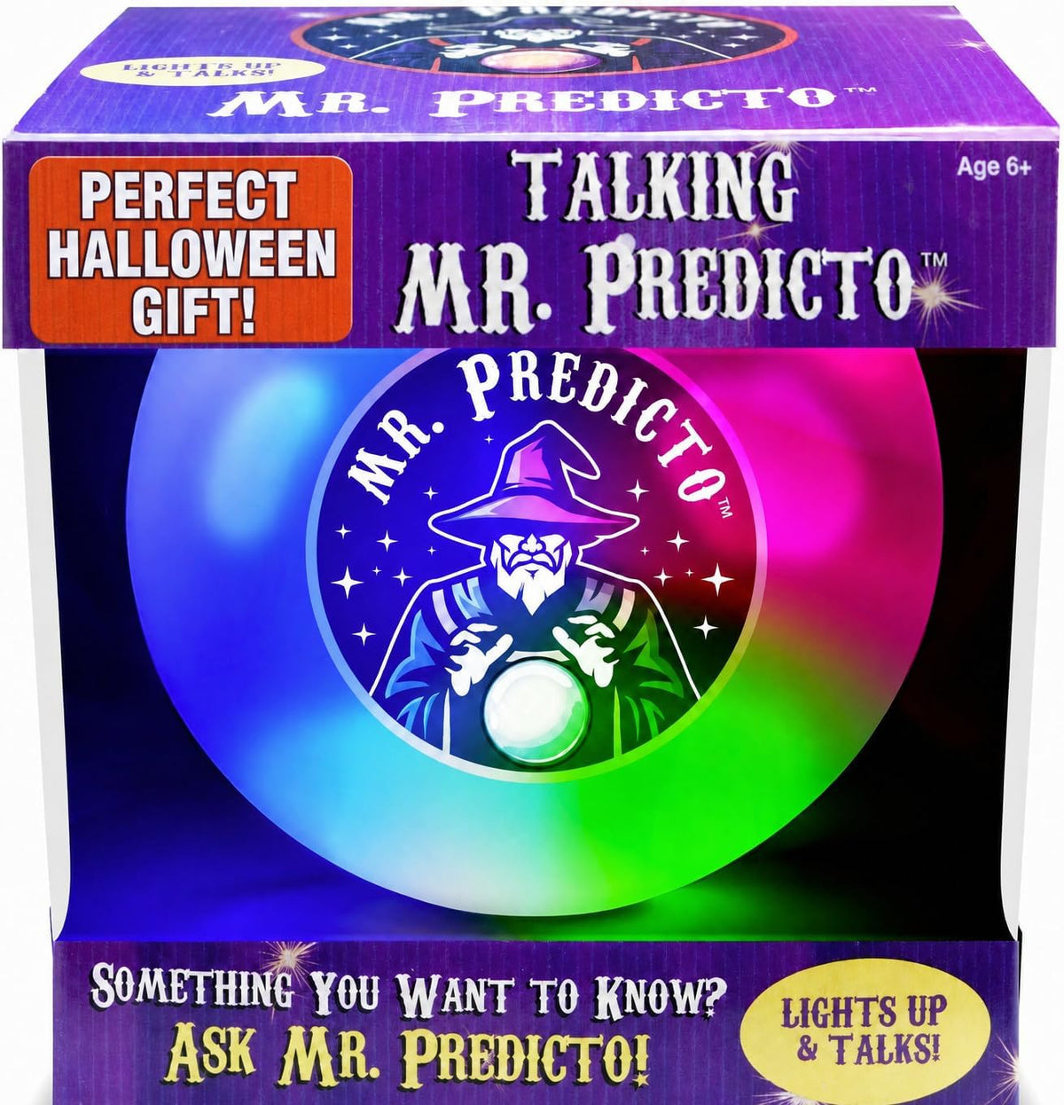 Mr. Predicto Talking Crystal Ball Fortune Teller, Halloween Toy for Kids