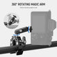 NEEWER Super Clamp with 3" Dual Ballhead Magic Arm, Cold Shoe, 1/4" Threads, Phone/Action Camera Mount Adapter