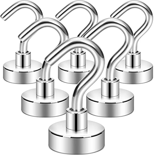 Neosmuk Magnetic Hooks, Cruise Ship Essentials, 30lb+ Heavy Duty Magnetic Hooks for Cruise Cabins, Refrigerator, Grill, Hanging, and Travel