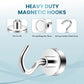 Neosmuk Magnetic Hooks, Cruise Ship Essentials, 30lb+ Heavy Duty Magnetic Hooks for Cruise Cabins, Refrigerator, Grill, Hanging, and Travel