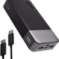 NOBIS Portable Charger, 20000mAh Power Bank, 45W Power Bank Fast Charging, Battery Pack with C to C Cable, Battery Bank with Digital Display (Black)