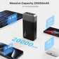 NOBIS Portable Charger, 20000mAh Power Bank, 45W Power Bank Fast Charging, Battery Pack with C to C Cable, Battery Bank with Digital Display (Black)