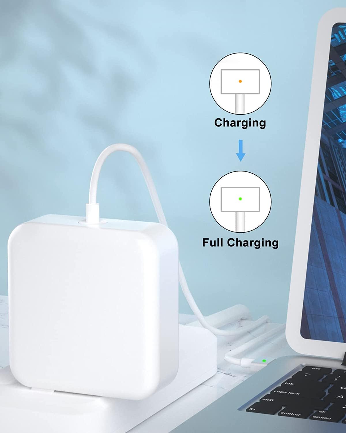 NSPENCM 85W Mac Book Pro Charger, Replacement AC 85w 2T-Tip Connector Power Adapter, Laptop Charger
