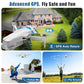 Oddire Drones with Camera for Adults 4K, GPS Auto Return, Waypoint Flight, Orbit Fly, GPS Follow, Gesture Control, Foldable Drone with Brushless Motor