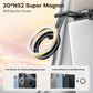 OMOTON TP02 360°Rotating for MagSafe Tripod, Adjustable Aluminum Magnetic Phone Tripod for iPhone 17/16/15/14 Pro Max Air