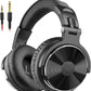 OneOdio Wired Over Ear Headphones Hi-Res Studio Monitor & Mixing DJ Stereo Headsets with 50mm Drivers and 1/4 to 3.5mm Jack (Black)