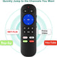 Pack of 2 IR Remote Only for Roku Built-in TV Remote, for Hisense/TCL/Onn/Element/Sharp/Haier/Hitachi/LG/Sanyo/JVC/Magnavox/RCA/Philips/Westinghouse