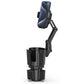 Phone Holders for Your Car, 2 in 1 Universal Cup Holder Expander Adjustable Base with Phone Mount, Long Arm with 360°Rotation Cup Holder Phones Mount