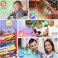 Phyulls Smart Watch for Kids with 39 Games Alarm Clock, Touchscreen, Calendaring Camera Music Player Time Display Video & Audio Recording
