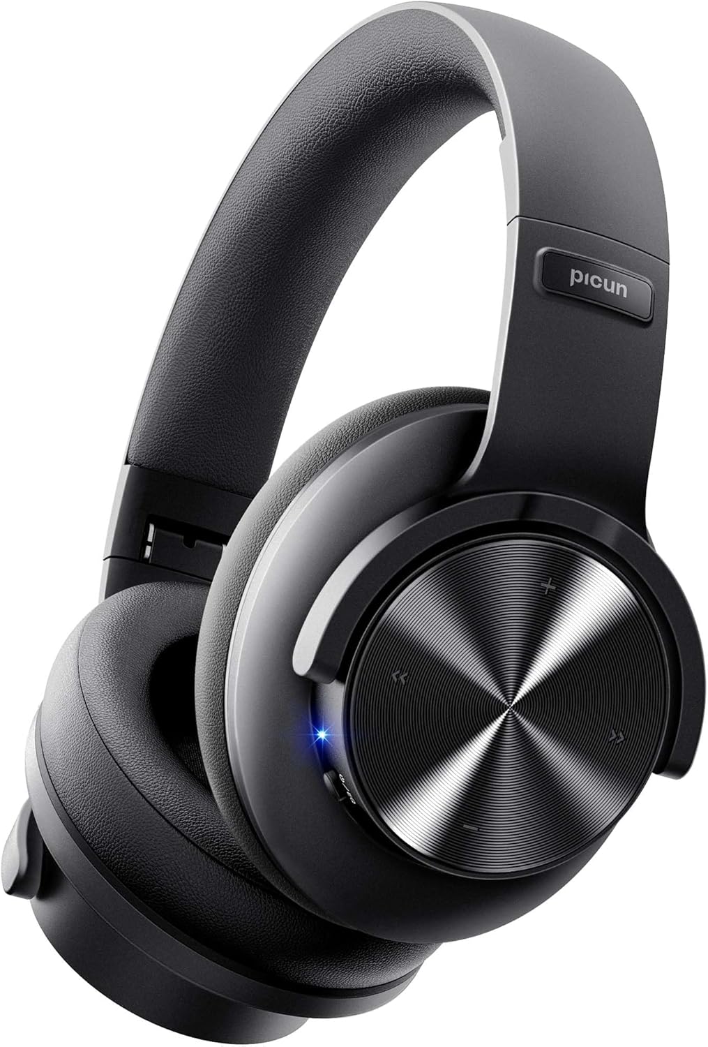 Picun B8 Bluetooth Headphones, 120H Playtime Headphone Wireless Bluetooth with 3 EQ Modes, Low Latency, Hands-Free Calls, Over Ear Headphones