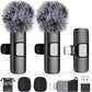 PoP voice USB C Mini Wireless Lavalier Microphone for iPhone/Android, Lapel Mic with Noise Reduction, Lav Mic for Video Recording