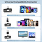 PoP voice USB C Mini Wireless Lavalier Microphone for iPhone/Android, Lapel Mic with Noise Reduction, Lav Mic for Video Recording