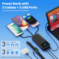 Portable Charger 50800mAh Power Bank with 3 Built in Cables, 25W PD QC4.0 Fast Charging USB C Battery Pack