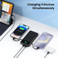 Portable Charger for iPhone with Built-in Cables and Wall Plug, Upgraded 13800mAh Fast Charging USB C Power Bank