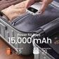 15000mAh Portable Charger Power Bank, Smaller Built-in 4 Cables White