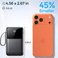 15000mAh Portable Charger Power Bank, Smaller Built-in 4 Cables White