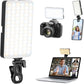 Portable Selfie Light for iPhone, 90 LED Rechargeable Phone Fill Lights, Ring Light for Camera Picture, Makeup Photo, Video Conferences, Laptop Use