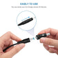 Powseed 5V Universal DC Power Cable, USB to DC Charging Cord with 13pcs Adapter Plugs for Webcam Router, Recorder, Bluetooth Speaker, Scanner, DVR