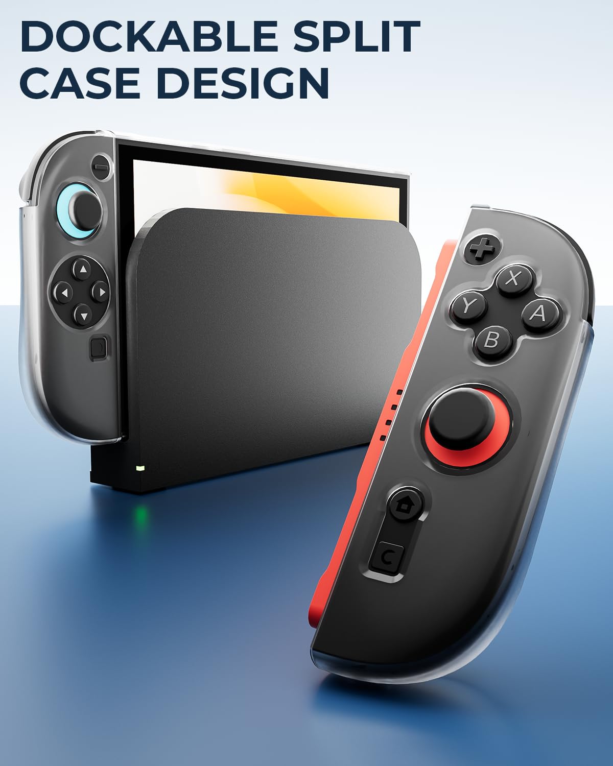 Pro Controllers Accessories Bundle for Nintendo Switch 2 18-in-1, Carrying Case, Screen Protector, Thumb Grip for Joycon