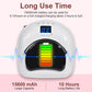 Professional Rechargeable 96W UV LED Nail Lamp, Cordless Nail Dryer with 4 Timer Settings, Portable Design & Auto Sensor (White+Black)