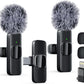 Professional Wireless Lavalier Lapel Microphone for iPhone, iPad, mini Video Recording Mic forInterview Video Podcast Vlog YouTube&Livestream