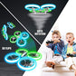 Q9s Drones for Kids, RC Drone with Altitude Hold and Headless Mode, Quadcopter with Blue&Green Light, Propeller Full Protect